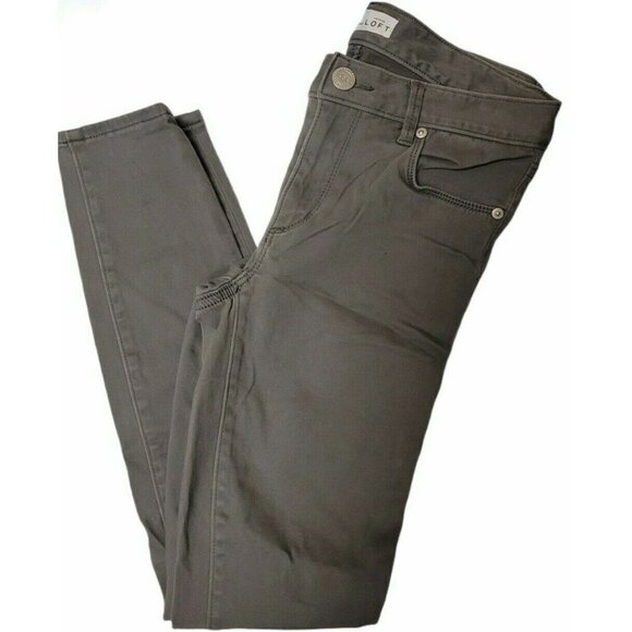Loft Made With Love Ann Taylor Gray Jegging Size 2 - Picture 1 of 5